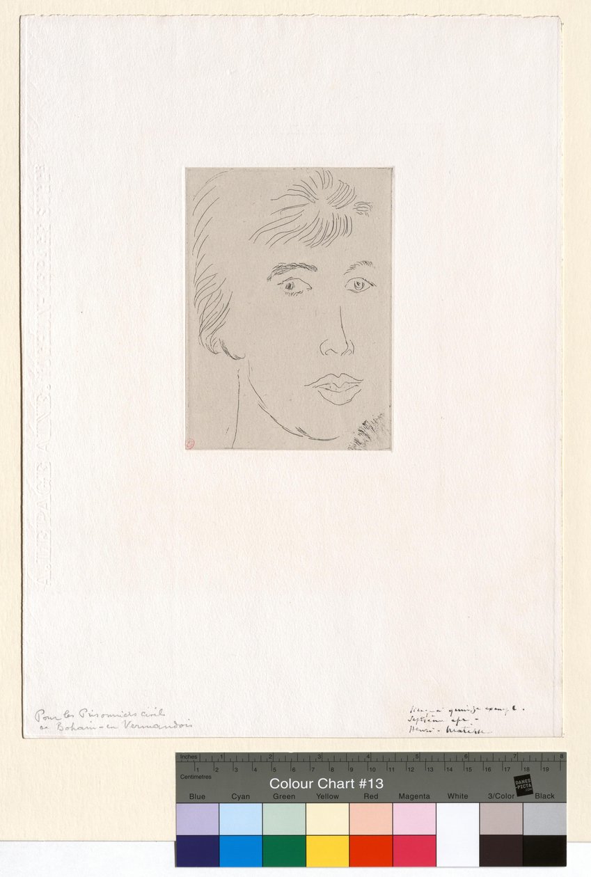 Josette Gris, háromnegyedes nézet alkotó: Henri Matisse