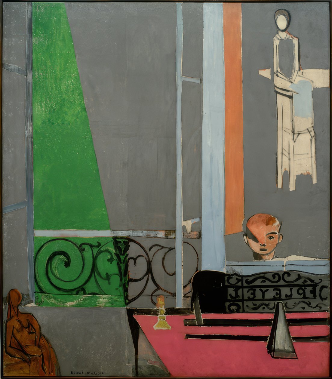 Zongoralecke alkotó: Henri Matisse