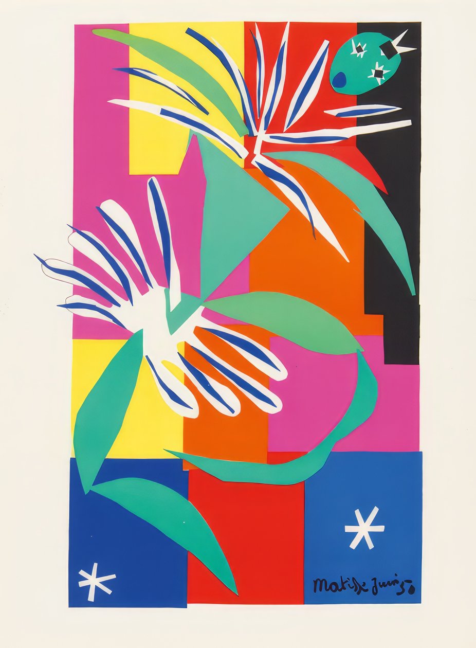 Nyolc színes litográfiából álló konvolútum alkotó: Henri Matisse