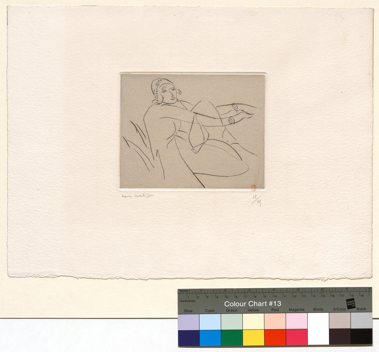 Virágos főkötő alkotó: Henri Matisse