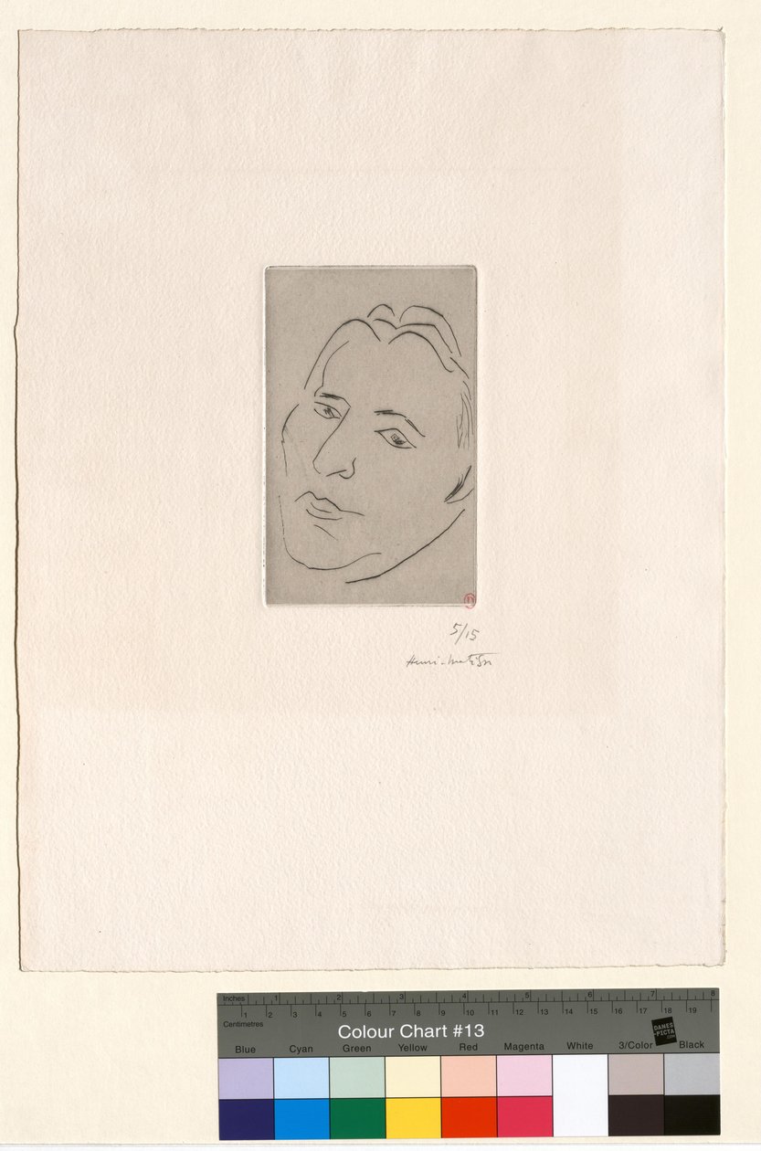 Alfred Cortot zongoraművész alkotó: Henri Matisse