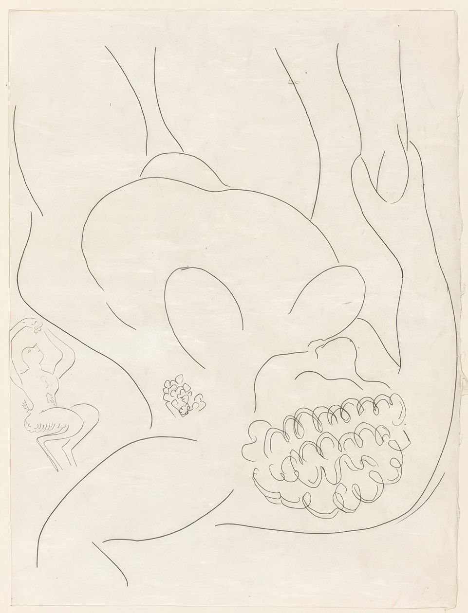 Le Pitre Châtié, negyedik lemez a Poesies de Mallarmé-ból alkotó: Henri Matisse