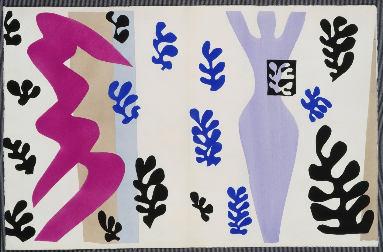 A késdobáló. A „Jazz”-ból. XV. tábla. 106. o. alkotó: Henri Matisse