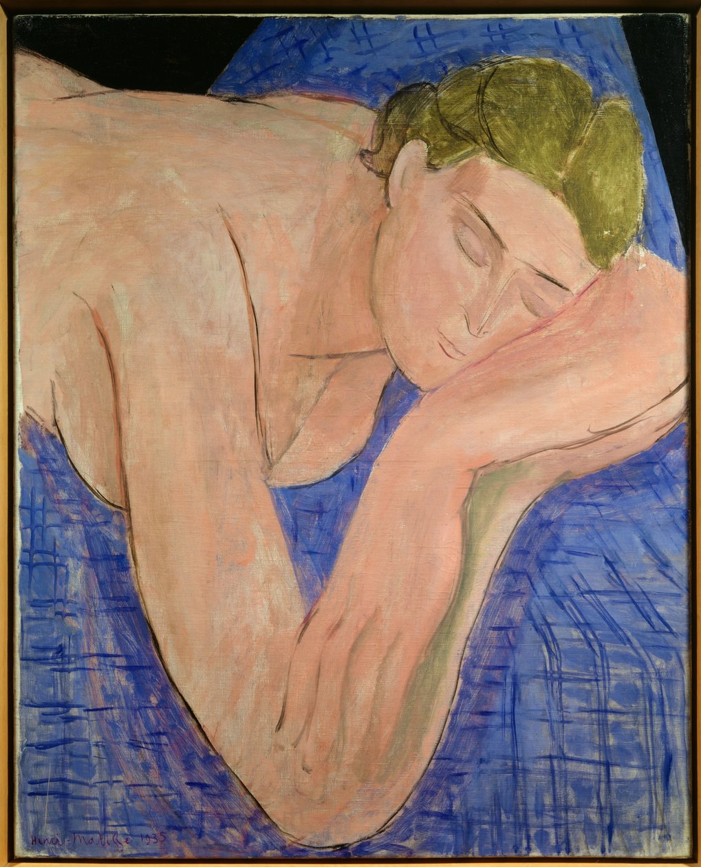 Le reve 1935 (olaj, vászon) alkotó: Henri Matisse