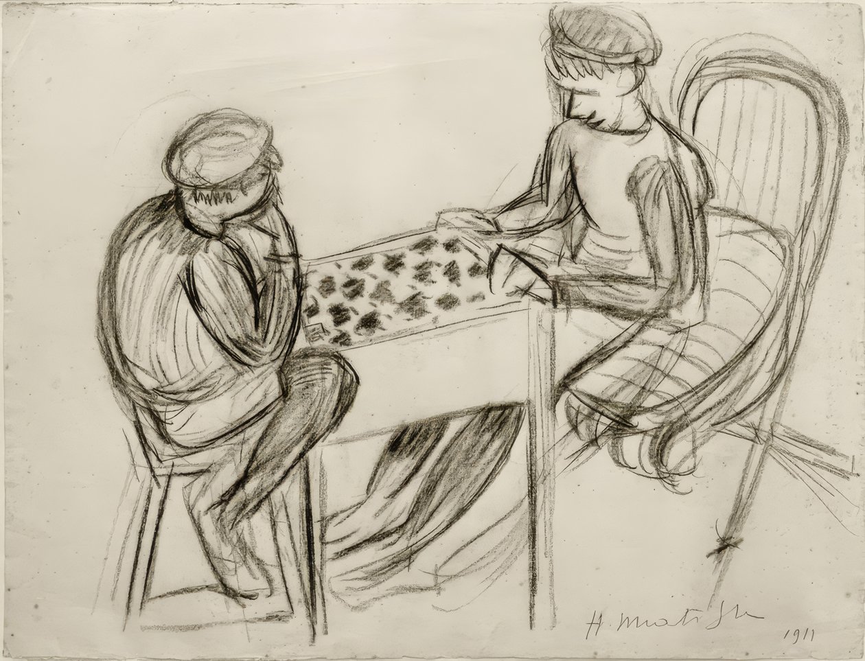 Dámajátékosok alkotó: Henri Matisse