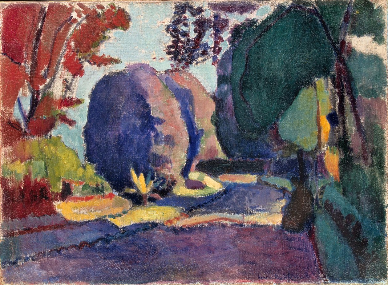 Luxemburgi kertek, 1901 körül (olaj, vászon) alkotó: Henri Matisse