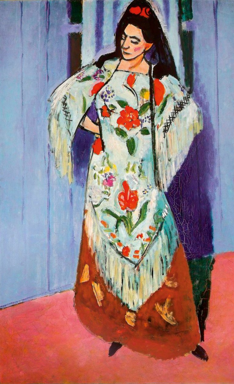 Madame Matisse manilai kendővel alkotó: Henri Matisse