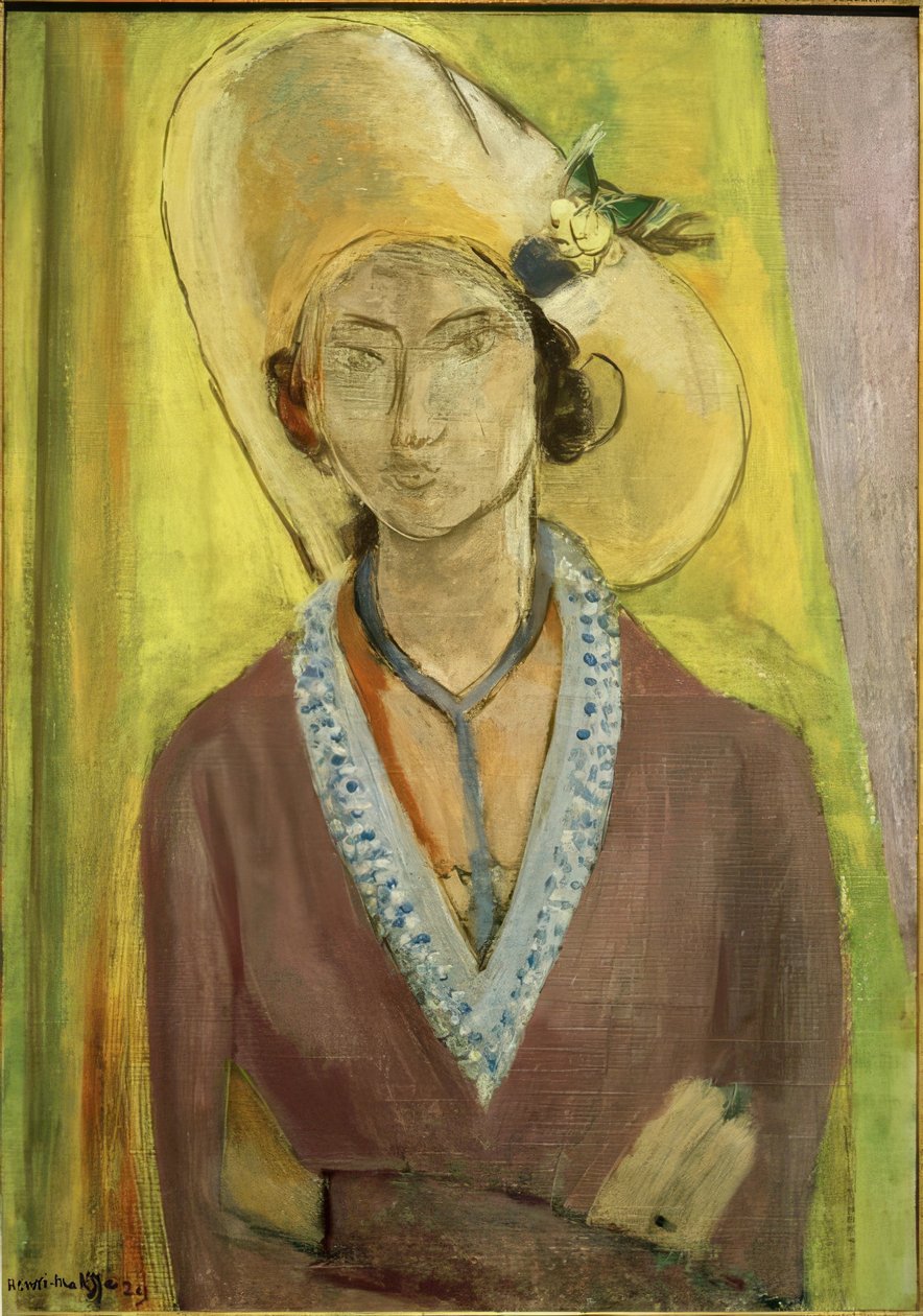 Mademoiselle L.L. A sárga sapka alkotó: Henri Matisse