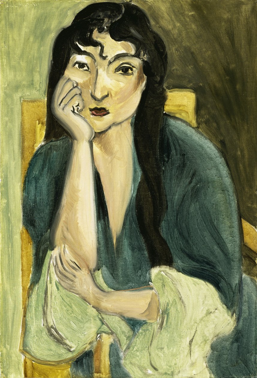 Meditáció (Lorette portréja), 1916 körül (olaj, vászon) alkotó: Henri Matisse