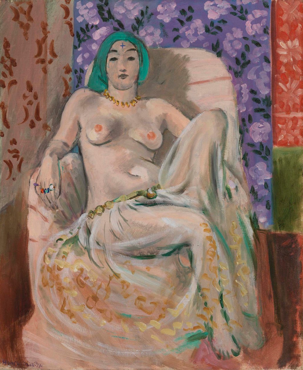 Mór nő (A felemelt térd) alkotó: Henri Matisse