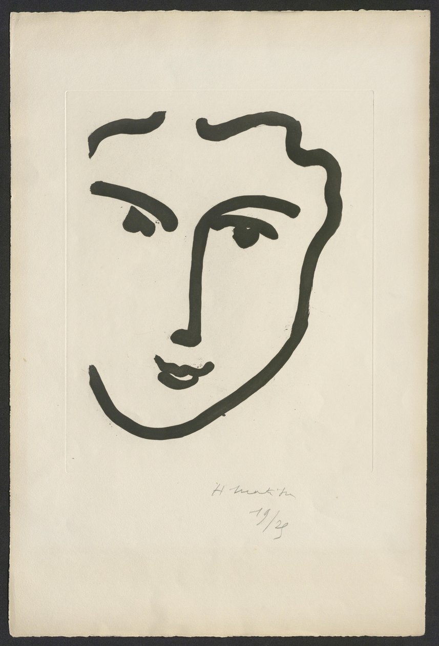 Nadia derűs mosollyal alkotó: Henri Matisse