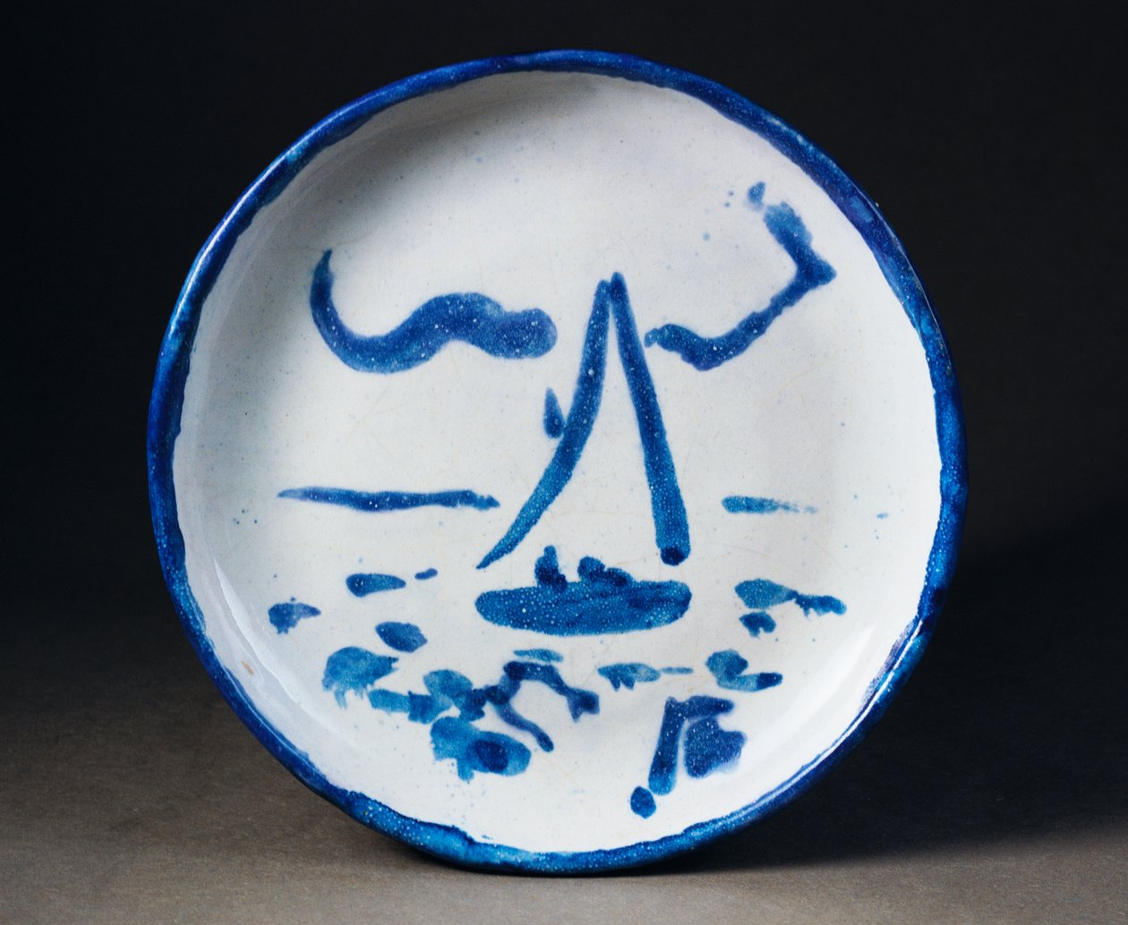 Tengerészeti témájú tál alkotó: Henri Matisse