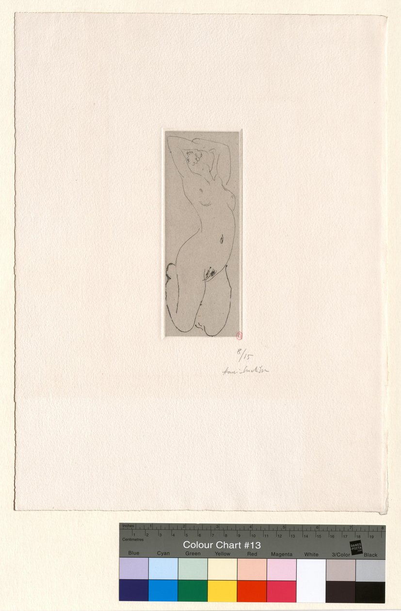 Térdelő, hátát ívelő pózban alkotó: Henri Matisse