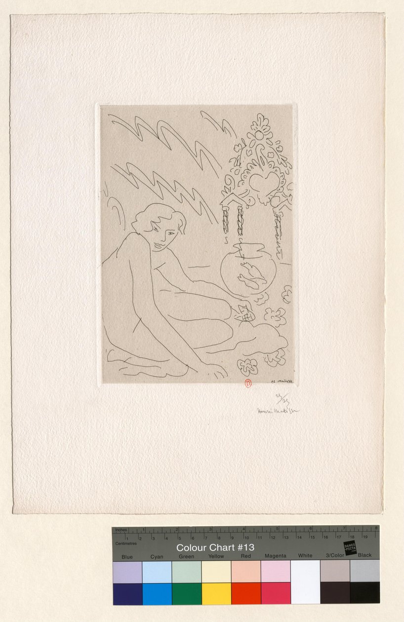Akt marokkói tükörnél alkotó: Henri Matisse