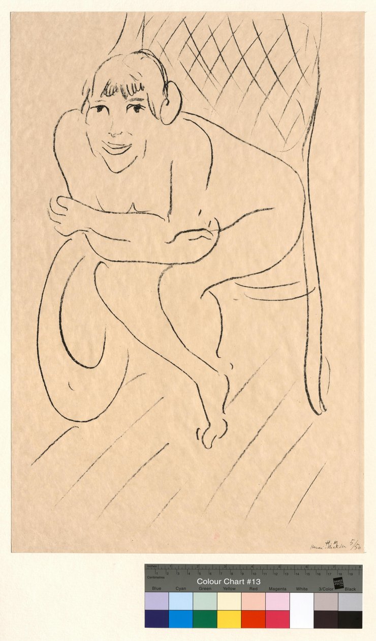 Meztelenül a hintaszékben alkotó: Henri Matisse