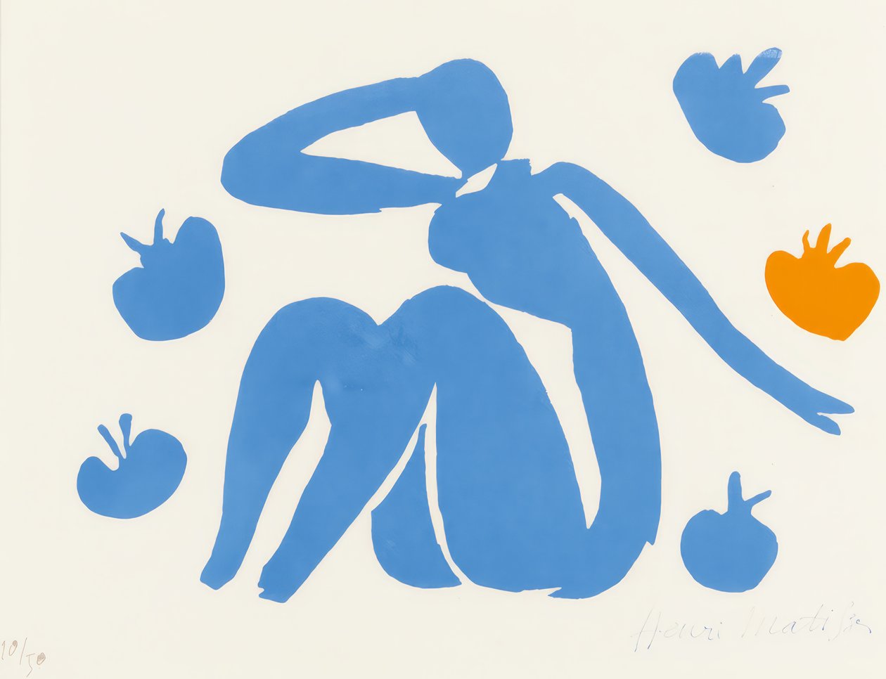 Akt narancsokkal alkotó: Henri Matisse