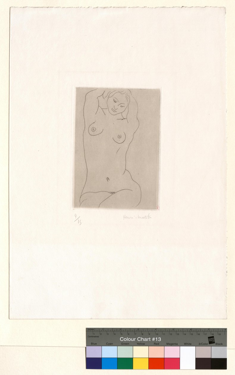 Akt, a karok a fej fölött alkotó: Henri Matisse