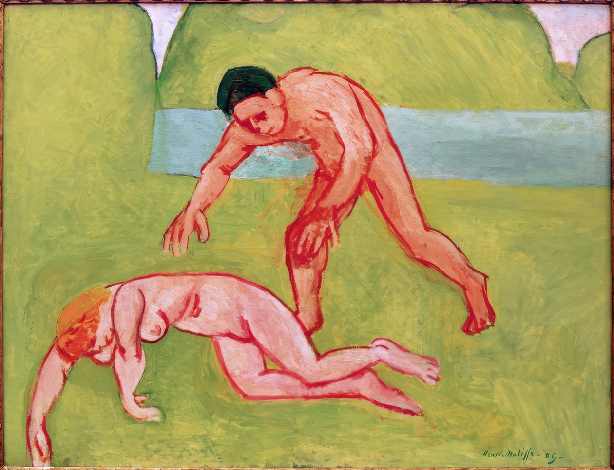 Nimfa és szatír alkotó: Henri Matisse