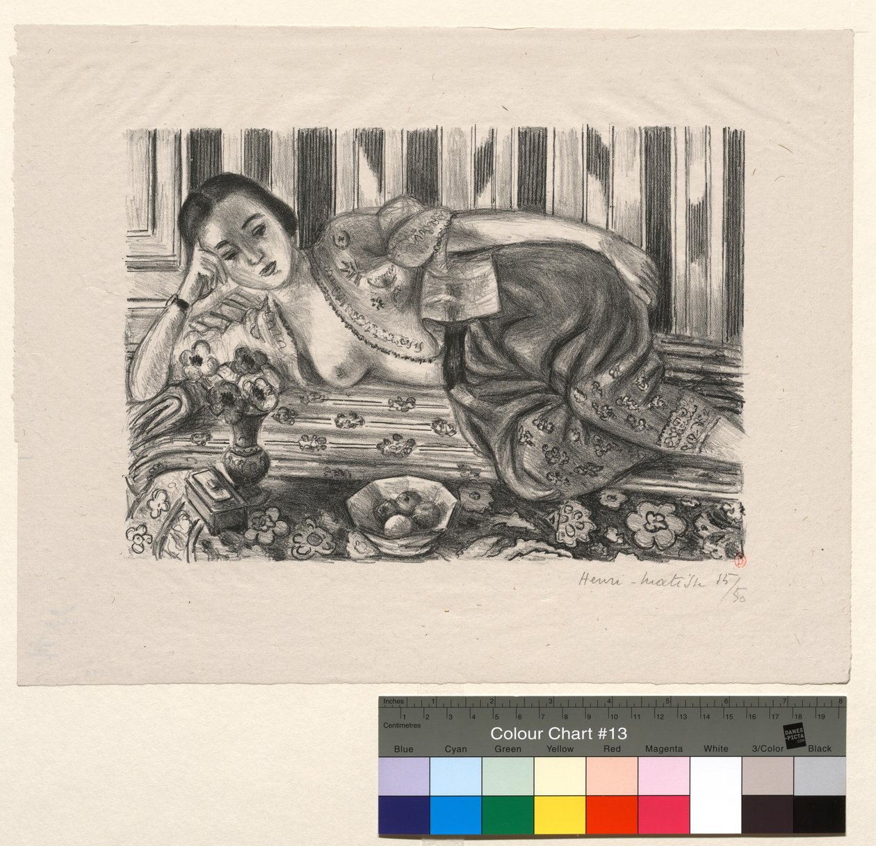 Odaliszk vörös szaténnadrágban alkotó: Henri Matisse