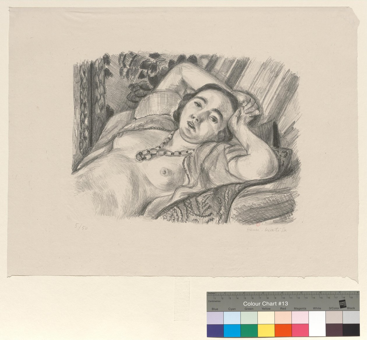 Odalisk nyaklánccal alkotó: Henri Matisse
