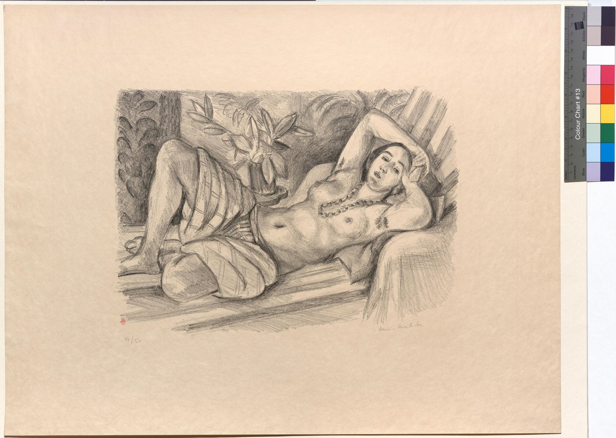 Odaliszka magnóliával alkotó: Henri Matisse