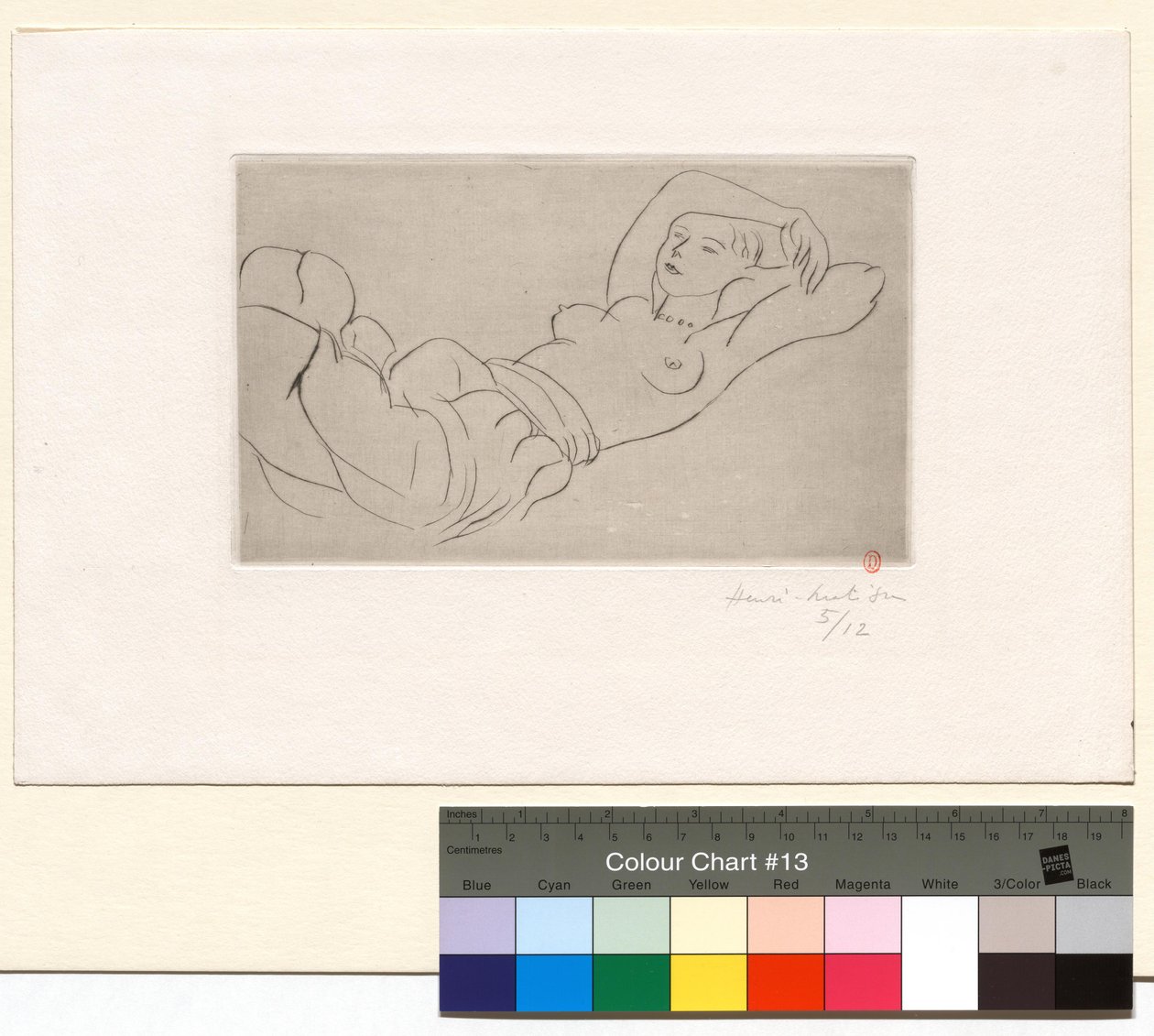 Fekvő odaliszk alkotó: Henri Matisse