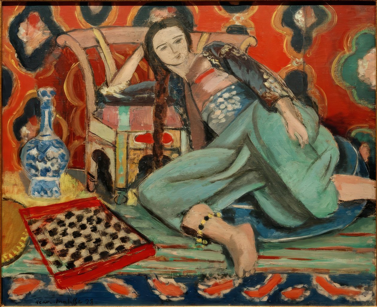 Odaliszk egy török karosszékben alkotó: Henri Matisse