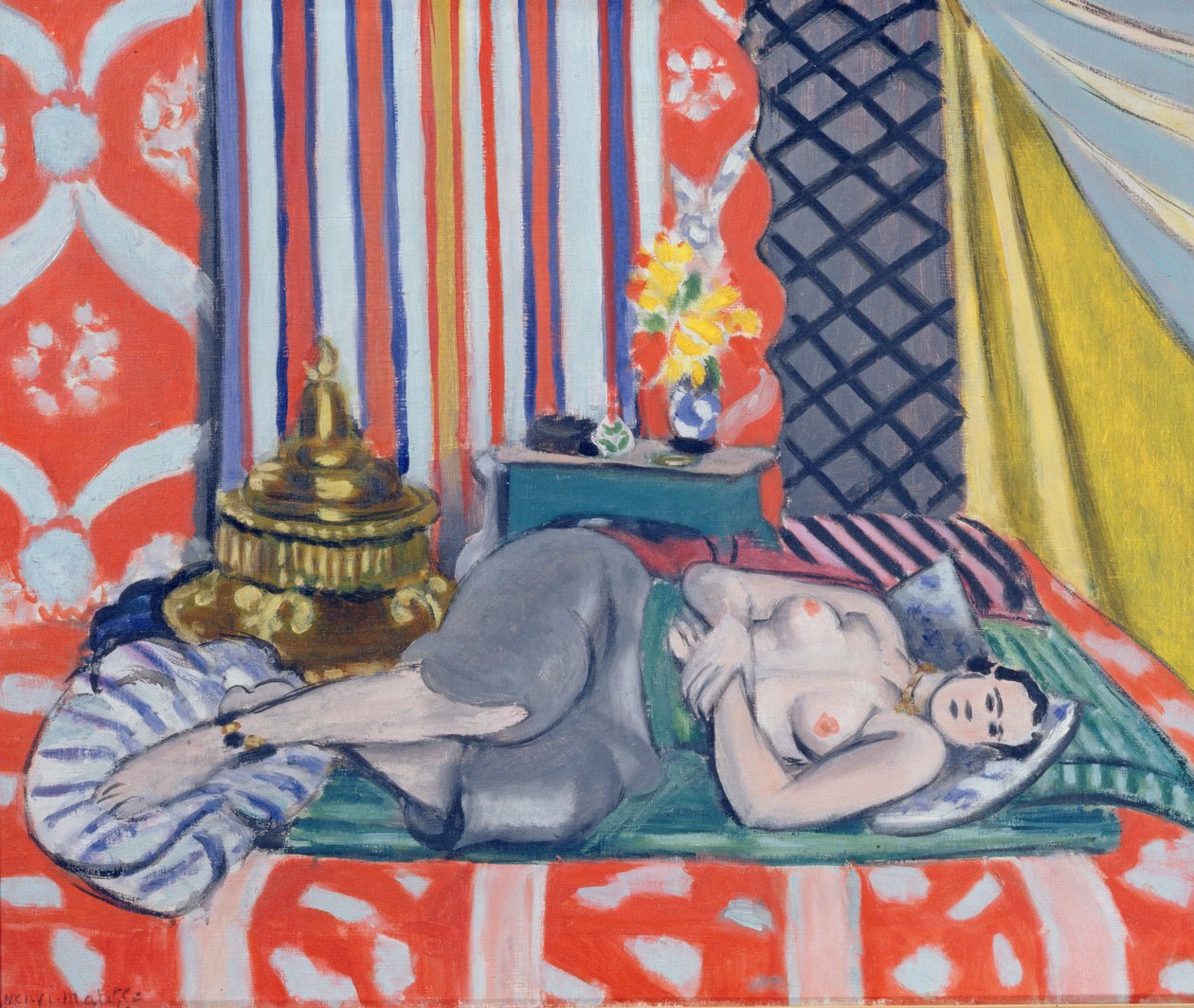 Odalisque szürke nadrágban alkotó: Henri Matisse