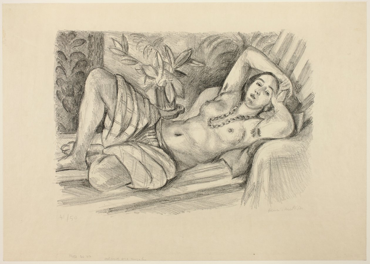 Odaliszk magnóliával alkotó: Henri Matisse