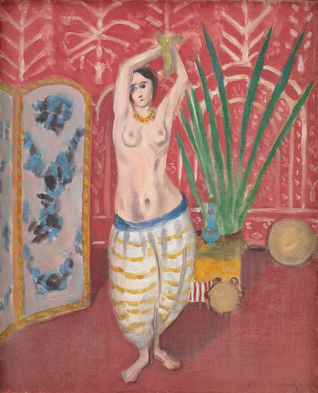 Odaliszka paravánnal alkotó: Henri Matisse