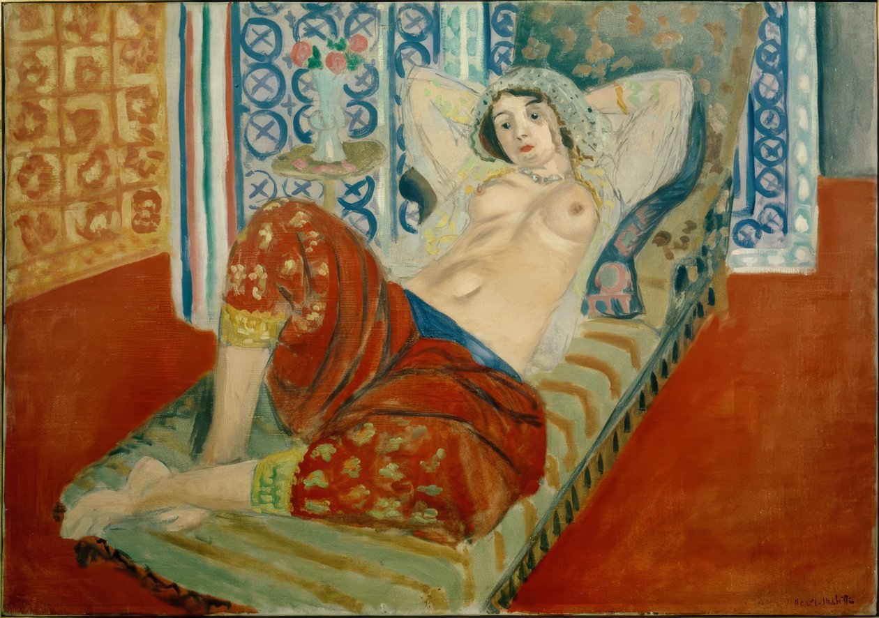 Odaliszk vörös nadrágban alkotó: Henri Matisse