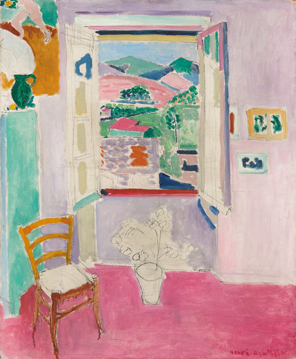 Nyitott ablak alkotó: Henri Matisse