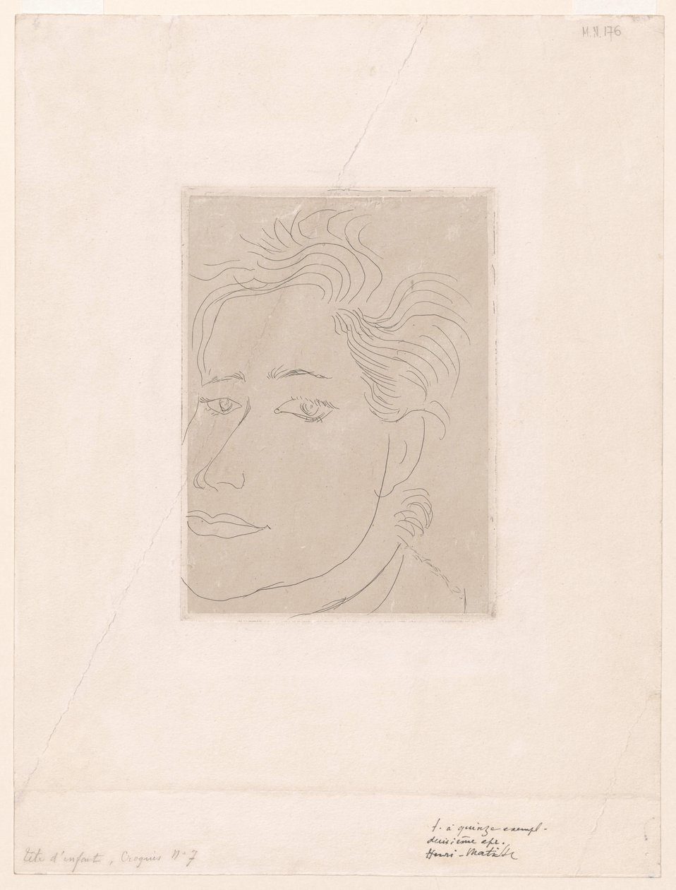 Outamaro, Margot Matisse portréja alkotó: Henri Matisse