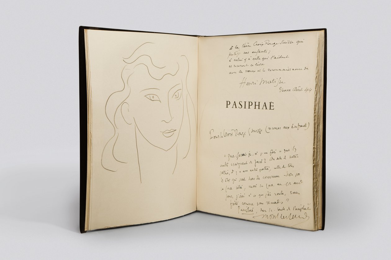 Pasiphaé. Chant de Minos (les Crétois)" írta: Henry Millon Montherlant alkotó: Henri Matisse