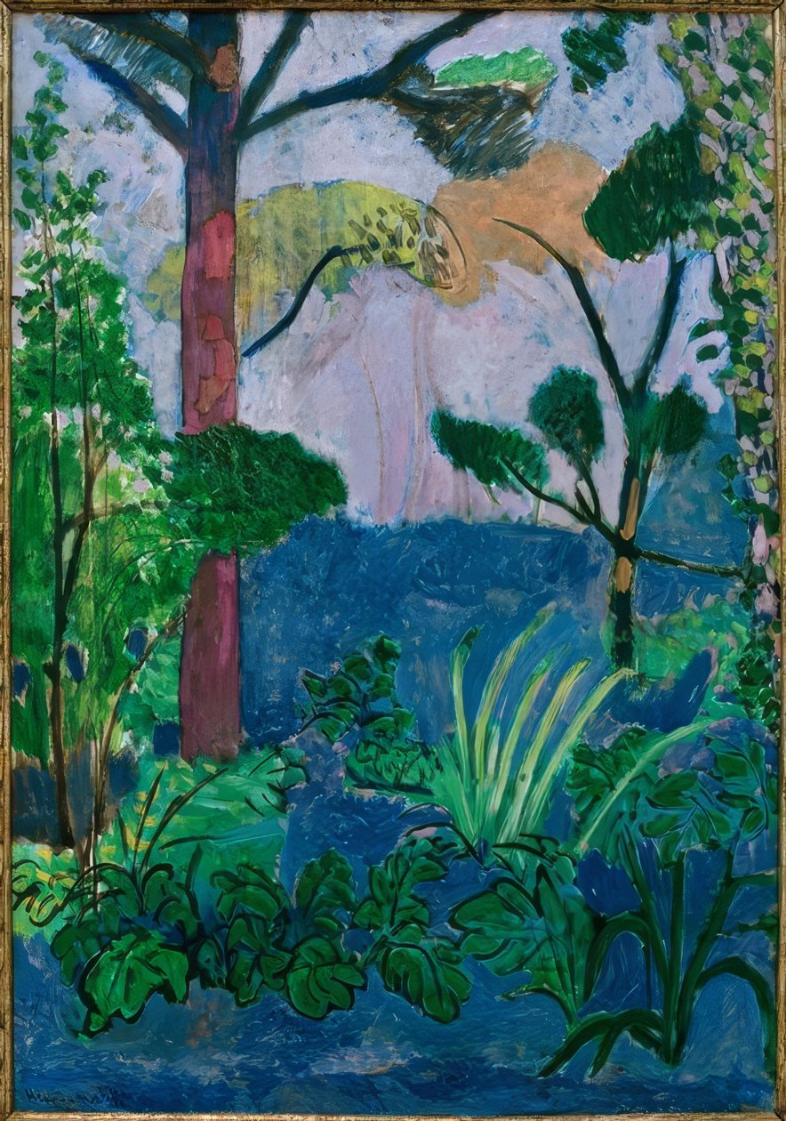 Marokkói táj (Acanthus) alkotó: Henri Matisse