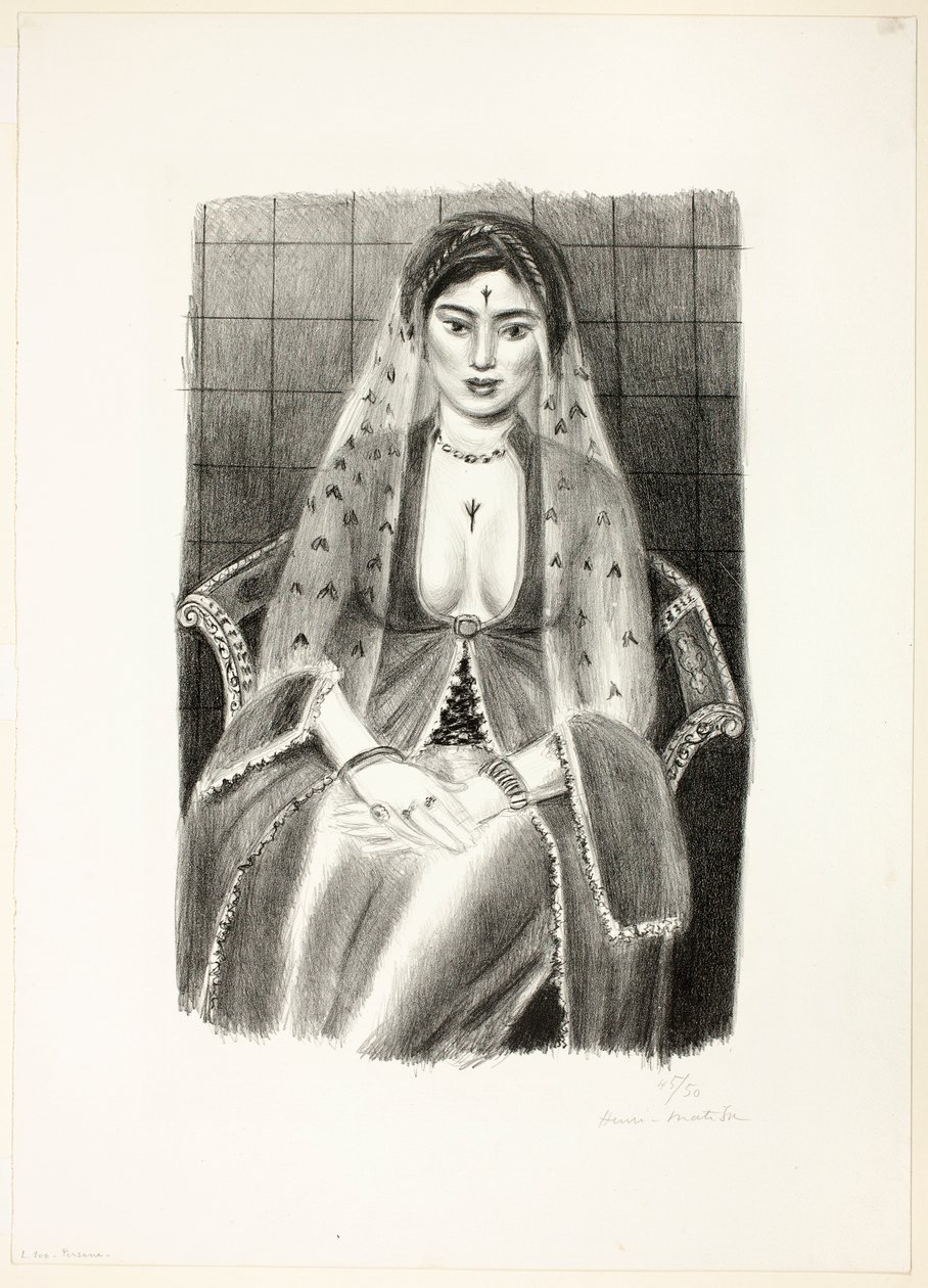 Perzsa nő alkotó: Henri Matisse