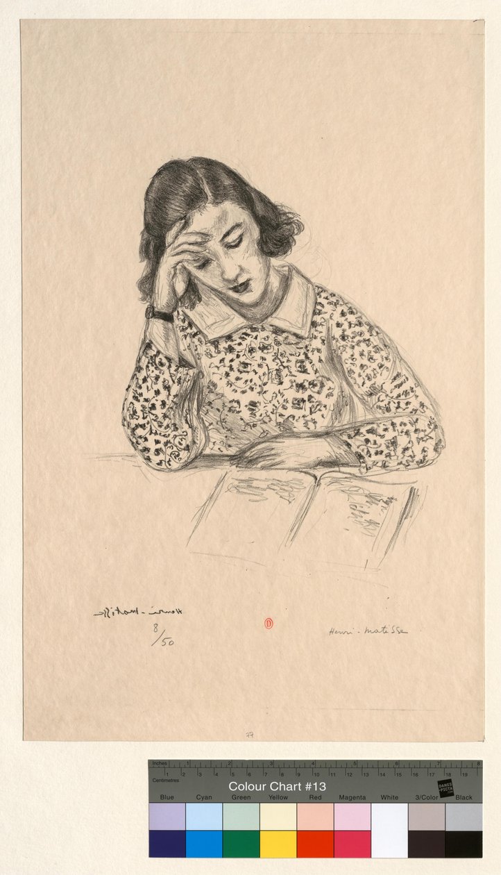 Kis olvasó lány alkotó: Henri Matisse