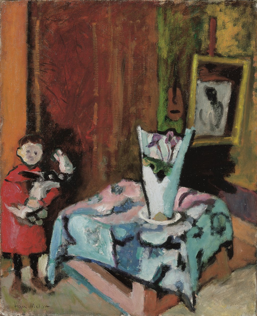 Kő egy fából készült lovon alkotó: Henri Matisse