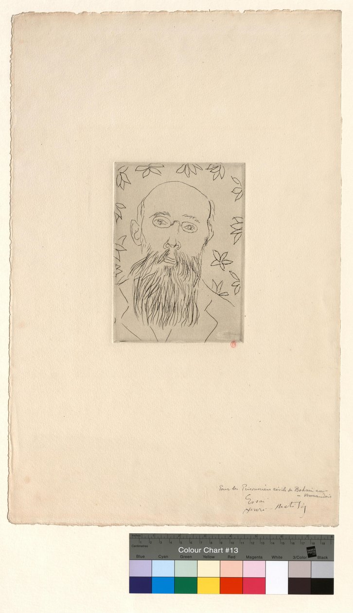 Vassaux-ra hasonlító Bourgeat portréja alkotó: Henri Matisse