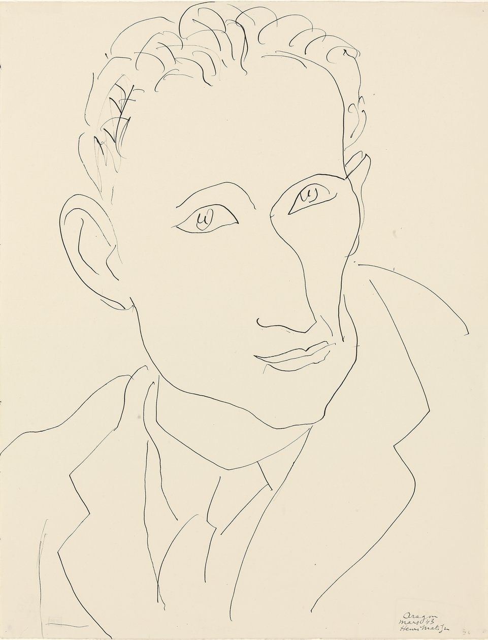 Louis Aragon portréja alkotó: Henri Matisse