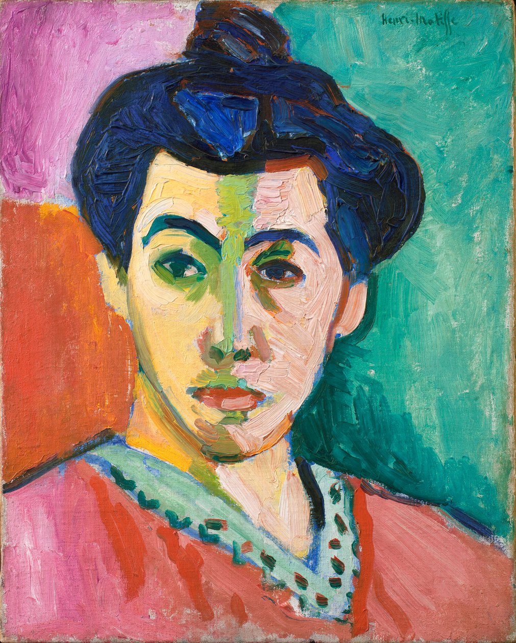 Madame Matisse portréja. A zöld vonal alkotó: Henri Matisse
