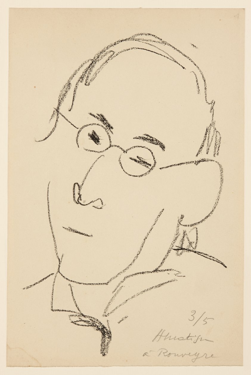 Paul Léautaud portréja alkotó: Henri Matisse