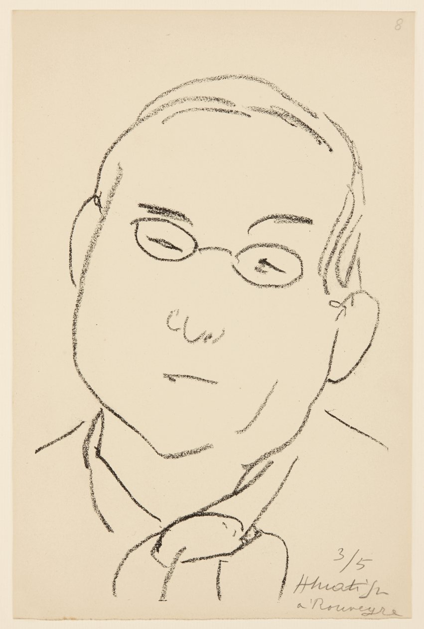 Paul Léautaud portréja alkotó: Henri Matisse