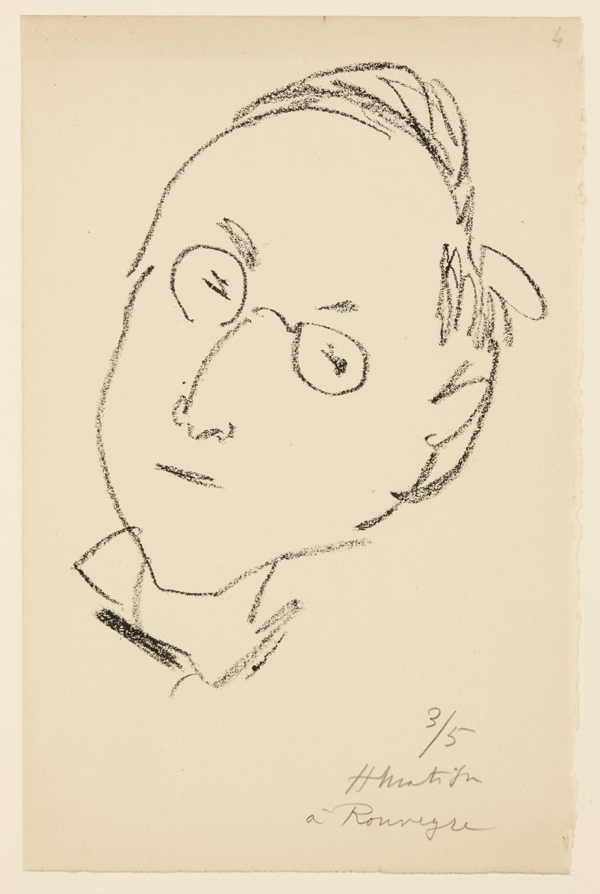 Paul Léautaud portréja alkotó: Henri Matisse