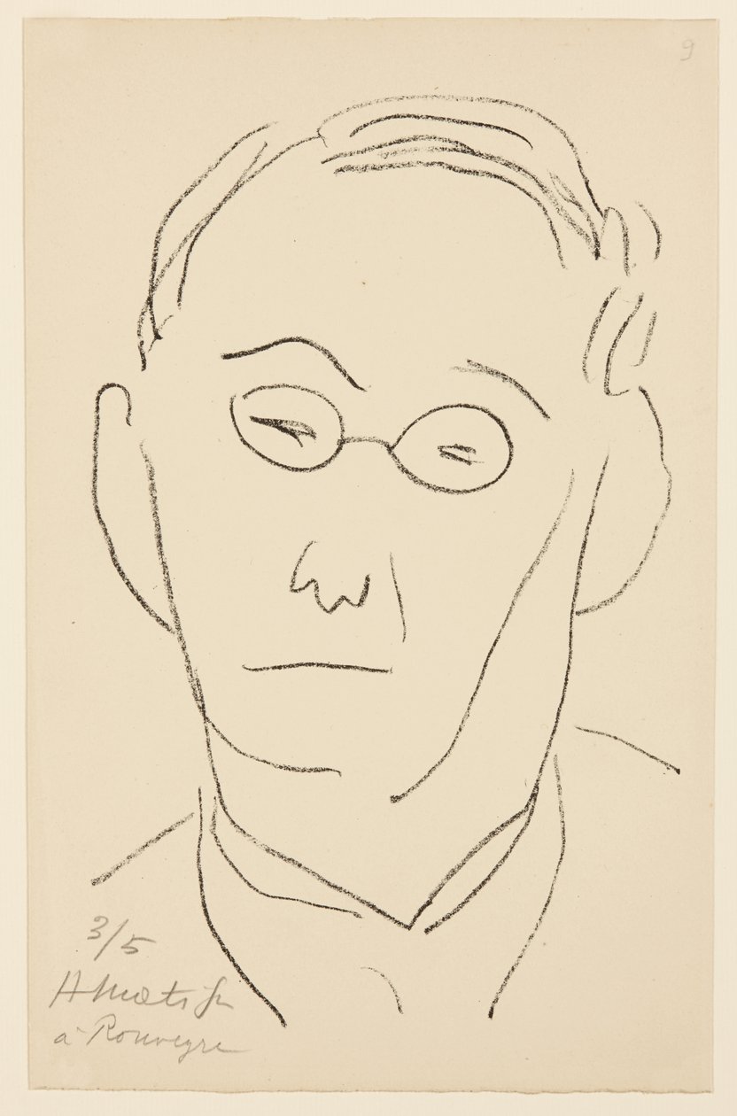 Paul Léautaud portréja alkotó: Henri Matisse