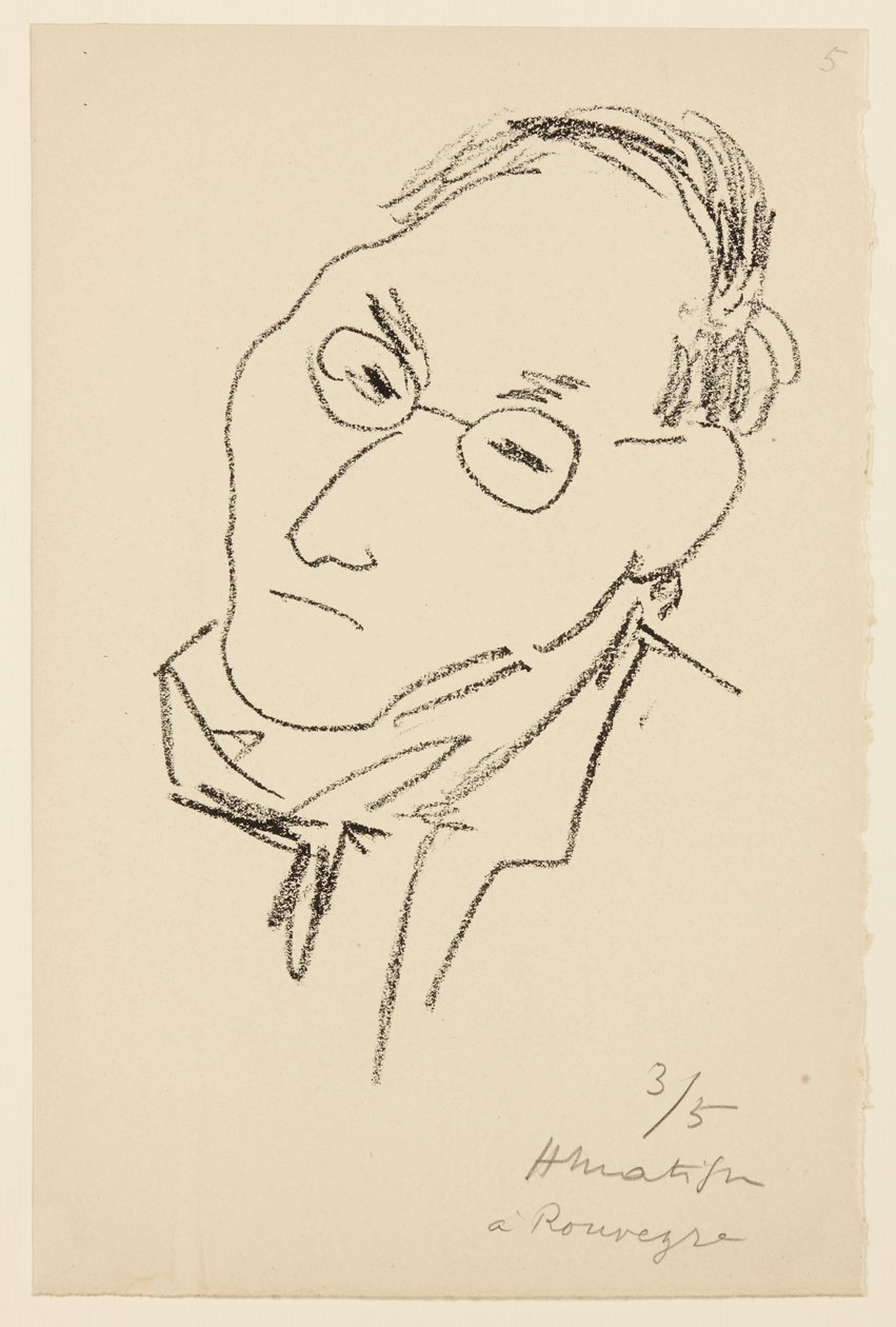Paul Léautaud portréja alkotó: Henri Matisse