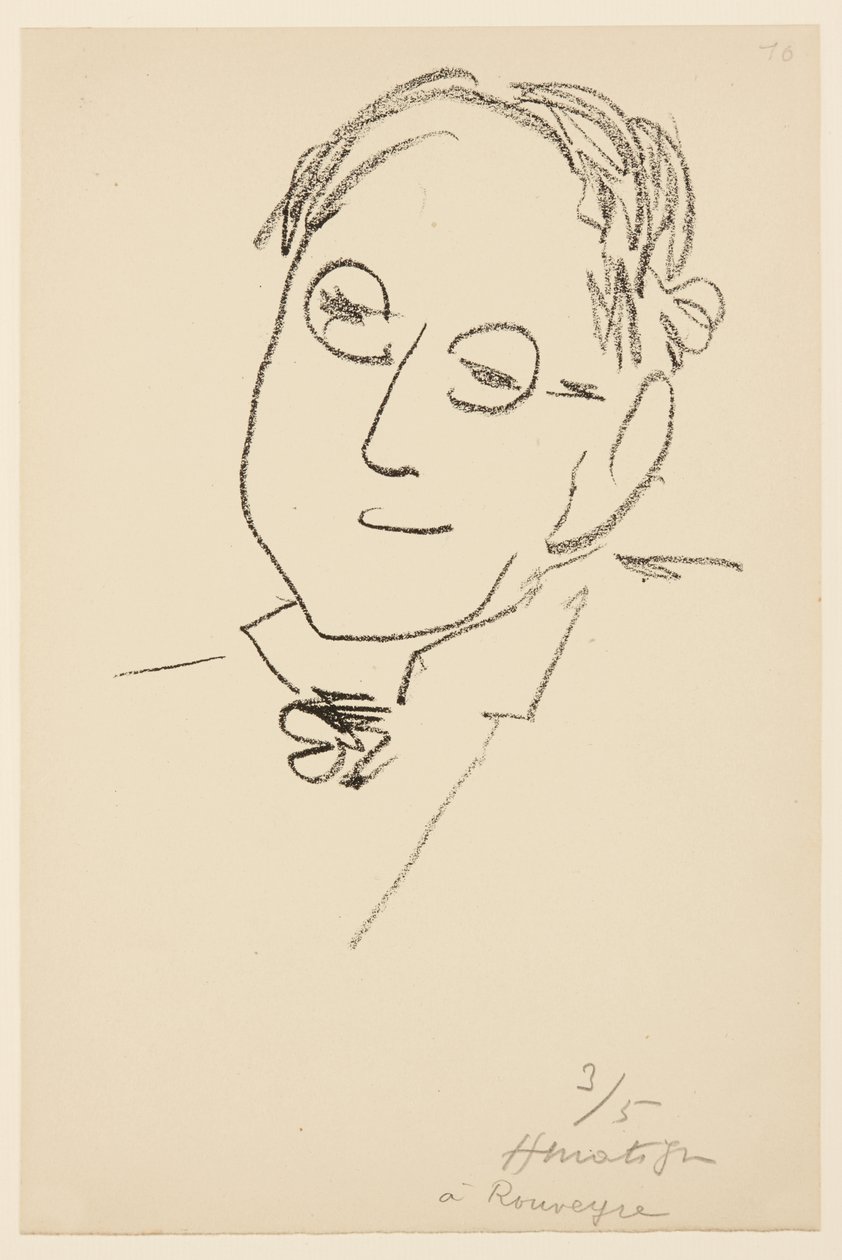Paul Léautaud portréja alkotó: Henri Matisse