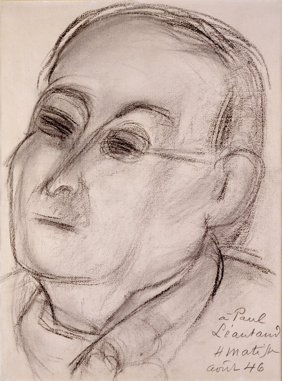 Paul Leautaud (1872-1956) portréja alkotó: Henri Matisse