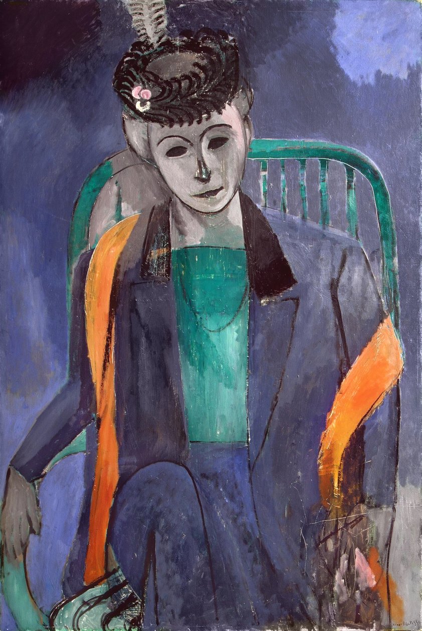 A művész feleségének portréja alkotó: Henri Matisse