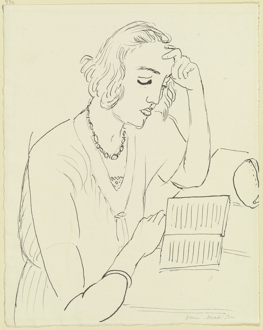 Olvasó nő alkotó: Henri Matisse